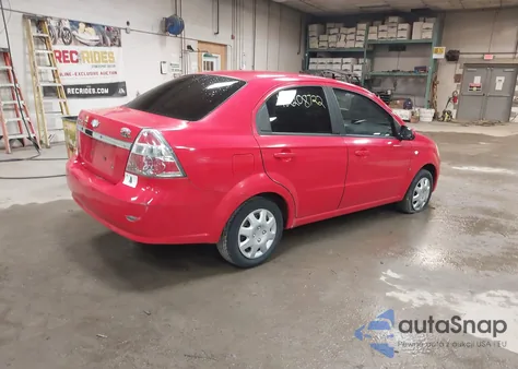 2008 Chevrolet Aveo Ls z USA, uszkodzony, nr VIN KL1TD56618B041867